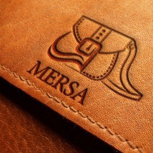 طراحی لوگوی چرم مرسا