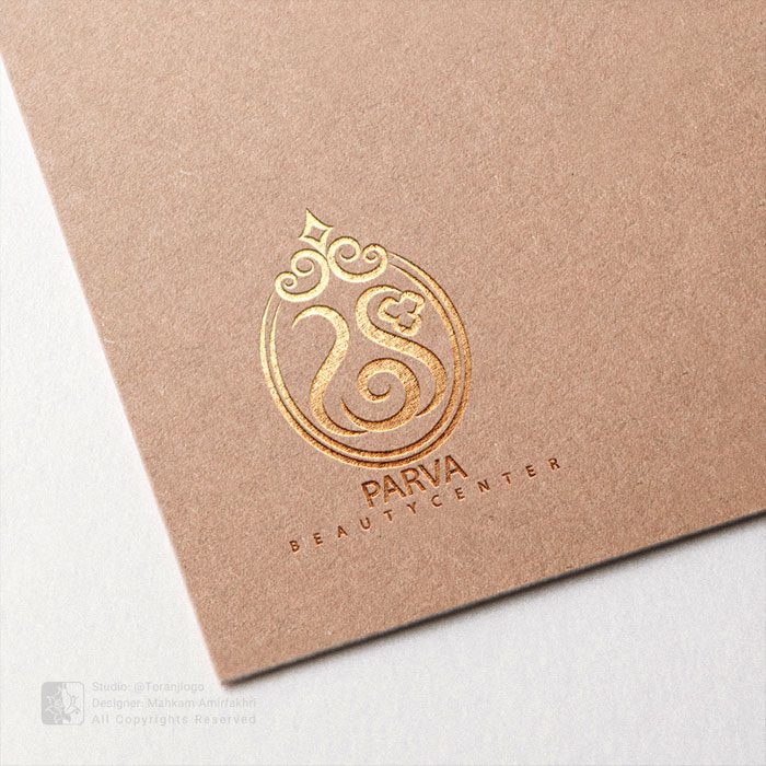 طراحی لوگو سالن زیبایی پروا - سالن ناخن