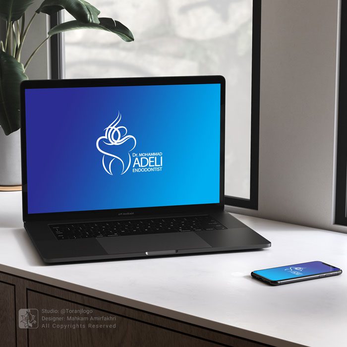 طراحی لوگو دکتر عادلی - متخصص دندانپزشک