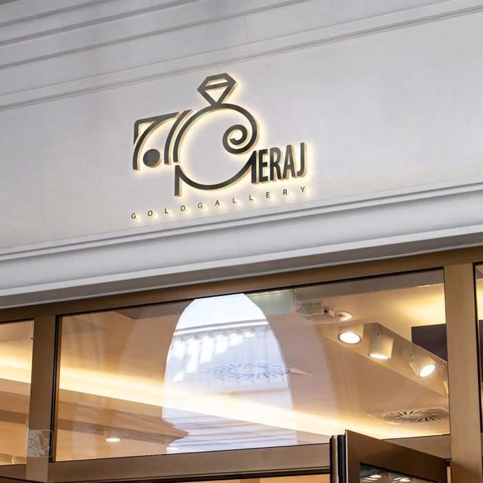 طراحی لوگو جواهری معراج