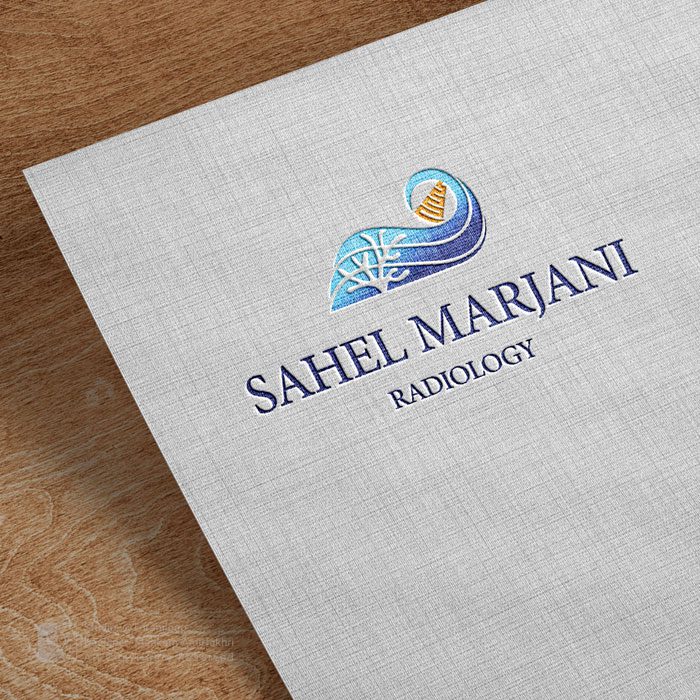 طراحی آرم رادیولوژی ساحل مرجانی