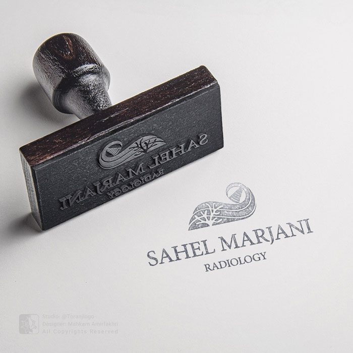 طراحی نشان تجاری و لوگوی رادیولوژی دکتر ساحل مرجانی