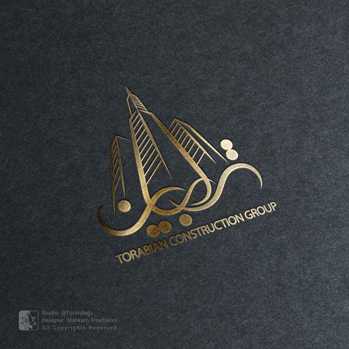 طراحی لوگو شرکت ساختمانی و معماری ترابیان