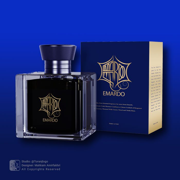 طراحی بسته بندی و پکیجینگ عطر اماردو Emardo