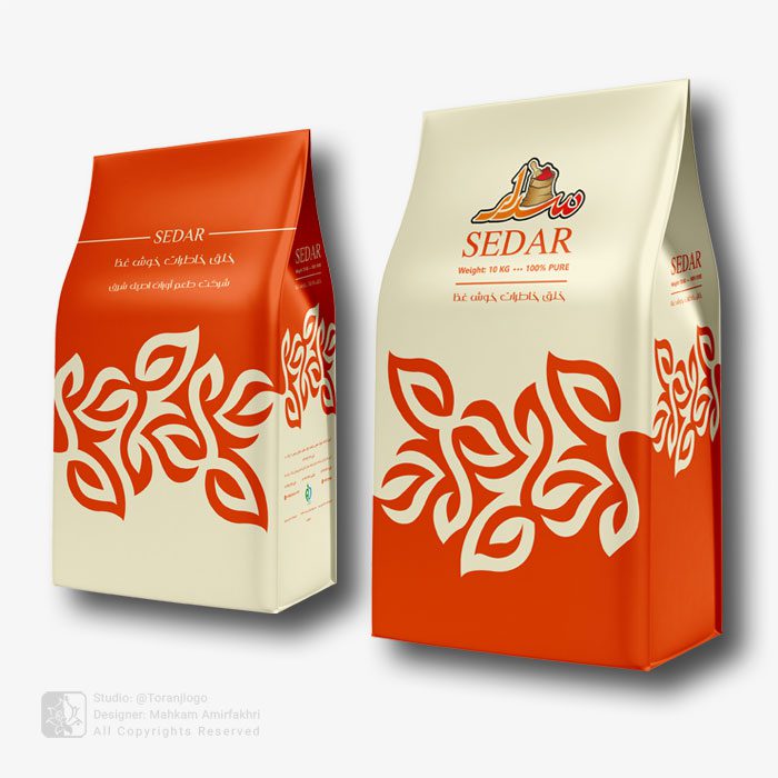 طراحی بسته بندی ادویه سدار