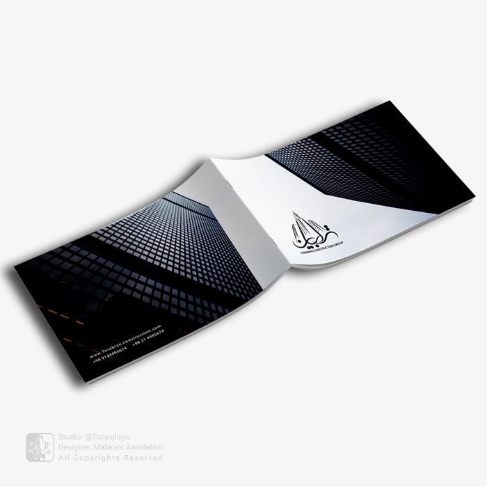 طراحی کاتالوگ حرفه ای شرکت ساختمانی ترابیان