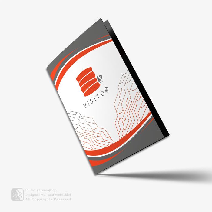طراحی بروشور اپلیکیشن ویزیتور کالا