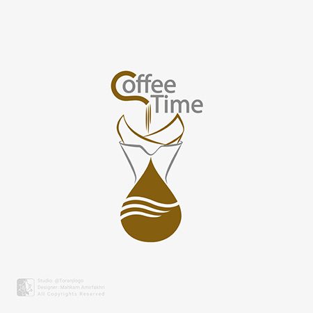 طراحی لوگو کافه و کافی شاپ Logo Design Cafe Coffee Shop