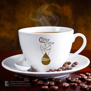 طراحی لوگو کافه و کافی شاپ Logo Design Cafe Coffee Shop