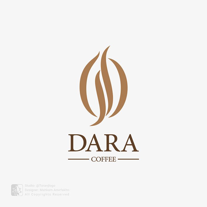 طراحی لوگو کافه دارا