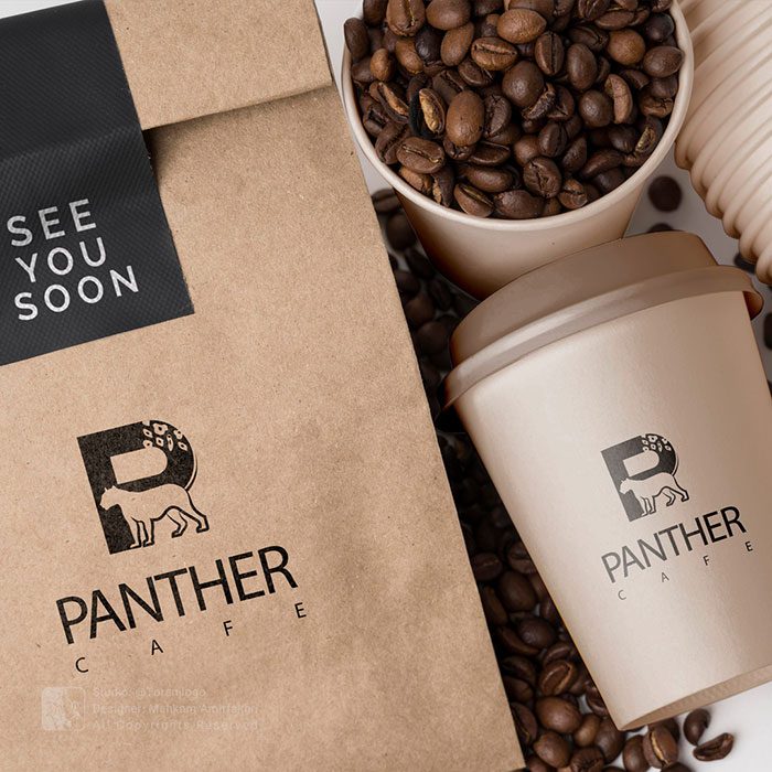 طراحی لوگو برای کافه پنتر در امارات