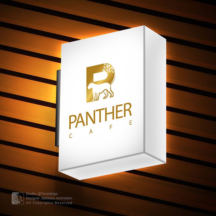 طراحی لوگو کافه پنتر Panther Cafe